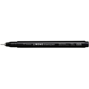 Tombow Mono Drawing Pen 01 Fineliner Schwarz 0,25 Mm, 1 St. WS-EFL-H-01 (4003198112094)