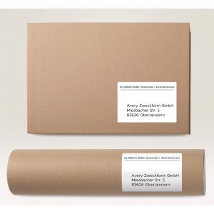 Universal-Etiketten, 70 x 37 mm, 50 + 15 Bl. AVERY Zweckform 6605 (4004182066058)