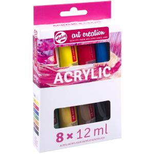 ROYAL TALENS Acrylfarbe Art Creation, 12 ml, 8er Set Royal Talens 9021808M (8712079517915)
