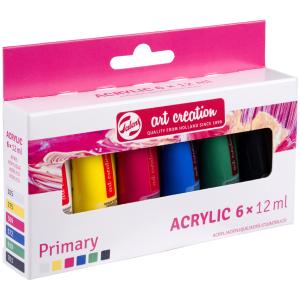 ROYAL TALENS Acrylfarbe Art Creation Primary Set, 6 x 12 ml Royal Talens 9021860M (8712079517946)
