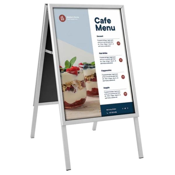 Plakatständer CLASSIC, A1, silber EUROPEL 355110 (8713931351104)