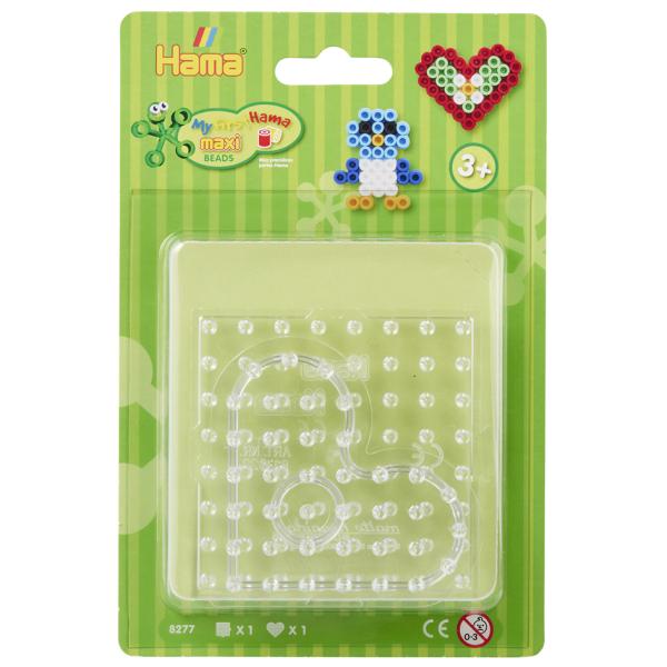 Hama Stiftplatten 'Quadrat, Herz' , im Blister 8277 (0028178082772)