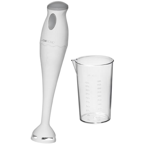 Stabmixer SM 3577, 180 Watt, weiß CLATRONIC 263979 (4006160639797)