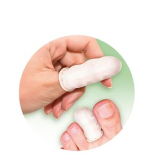 Fingerlinge, Universalgröße, weiß HARO 10026 (4062191100262)