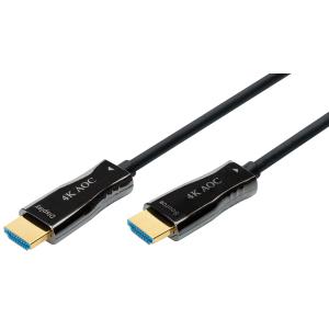 HDMI AOC Hybrid Glasfaser-Anschlusskabel, 10 m DIGITUS AK-330125-100-S (4016032462033)