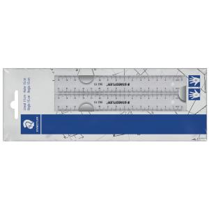 Flachlineal, 300 mm, aus Kunststoff, transparent STAEDTLER 562 300 PB (4007817027769)