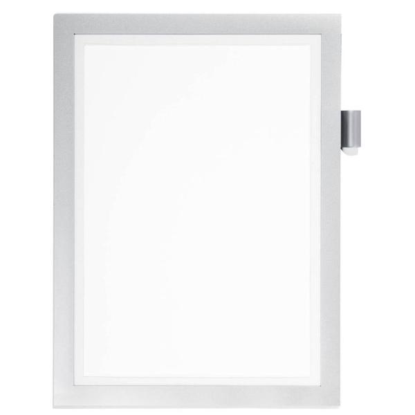 Info-Rahmen DURAFRAME MAGNETIC NOTE A4, metallic silber DURABLE 4989 23 (4005546989686)