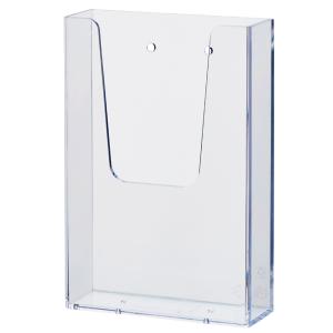 Helit Wandprospekthalter Transparent 1/3 Din A4 H2350002 (4012086013238)