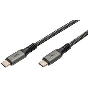 USB 4.0 Anschlusskabel, USB-C - USB-C, 1, 0 m DIGITUS DB-300443-010-S (4016032485865)