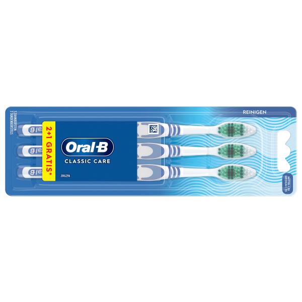 Zahnbürste CLASSIC CARE 35, mittel, 2+1 Pack Oral-B 8700216106542 (8700216106542)