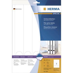 Herma 5032 Étiquettes classeur à insérer 190 x 54 A4 Blanc 