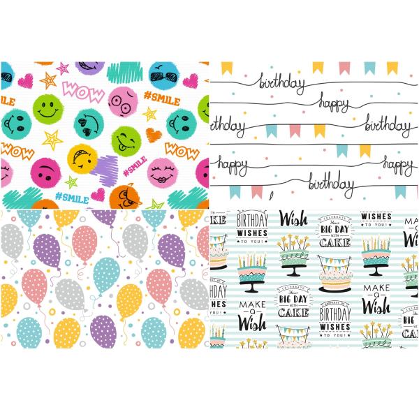 Geschenkpapier 'Partygirlanden', auf Rolle SUSY CARD 40057033 (4050498339645)