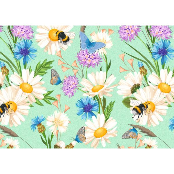 Geschenkpapier 'Blumenwiese', auf Rolle SUSY CARD 40057293 (4050498340405)