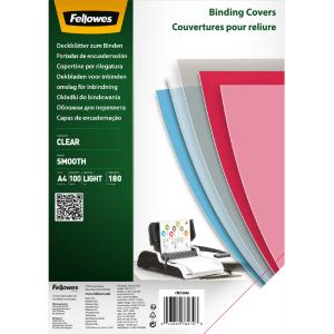 Deckblatt, DIN A4, PET, transparent, 0, 25 mm Fellowes 5384801 (00043859782727)