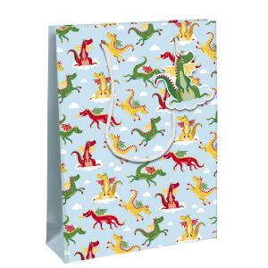 Geschenktüte 'Drachen', mittel Clairefontaine 32475-2C (5033601012931)