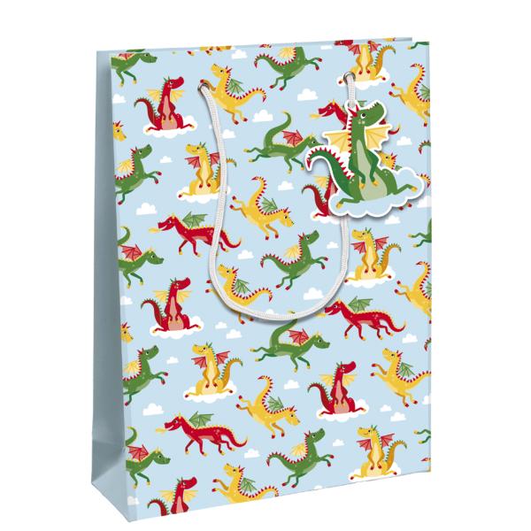 Geschenktüte 'Drachen', mittel Clairefontaine 32475-2C (5033601012931)