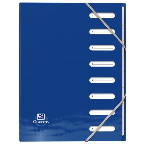 Ordnungsmappe 'Oceanis', A4, 8 Taben, recyceltes PP Oxford 400170862 (3045050464942)