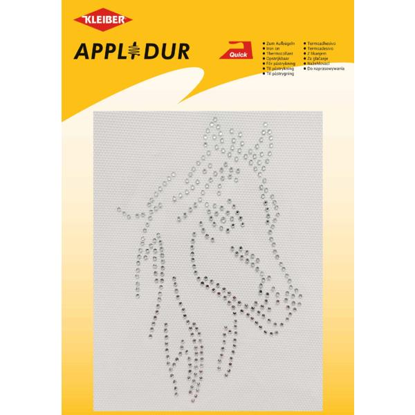 Strass-Applikation XL 'Krone', 135 x 145 mm KLEIBER 72035 (4009691720354)