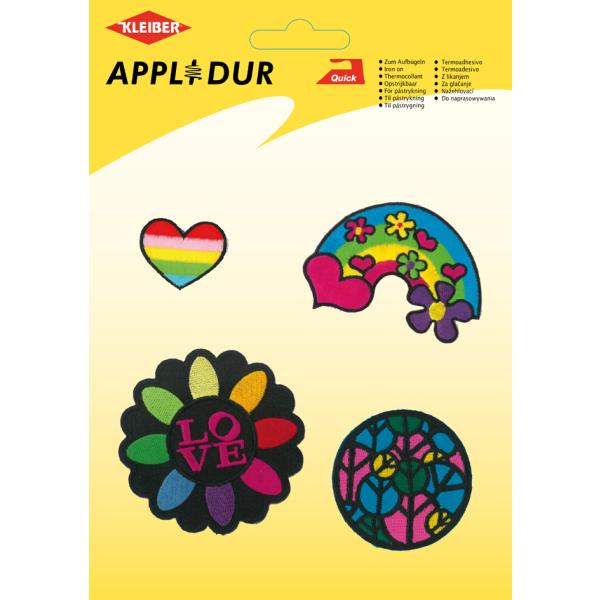 Applikations-Sortiment 'Lovley Heart', 5 Motive KLEIBER LM-0900 (4009456090005)