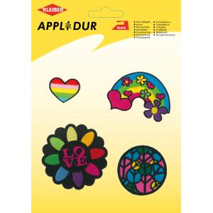 Applikations-Sortiment 'Lovely Rainbow', 4 Motive KLEIBER LM-0900A (4009456090012)