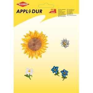 Applikations-Sortiment 'Flowers 1', 6 Motive KLEIBER LM-0904 (4009456090401)