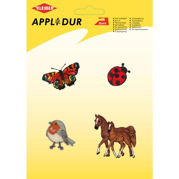 Applikations-Sortiment 'Cartoon Animal', 4 Motive KLEIBER LM-0905 (4009456090500)