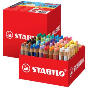 Multitalentstift woody 3 in 1, 76er Schoolpack STABILO 880/76-01 (4006381605342)