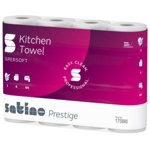 Satino By Wepa Küchenrollen Prestige 3-lagig, 4 Rollen 175889 (4000735356508)