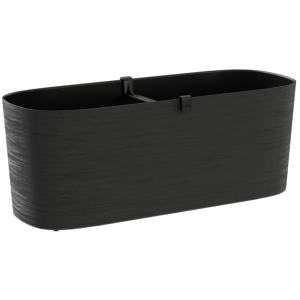 Blumenkasten 'Paros', Breite: 500 mm, black tera 38712050238 (8051560184923)
