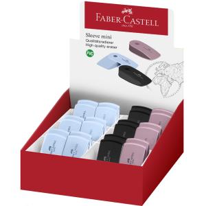 FABER-CASTELL Radierer Sleeve Mini New Harmony Farben 24 Stück