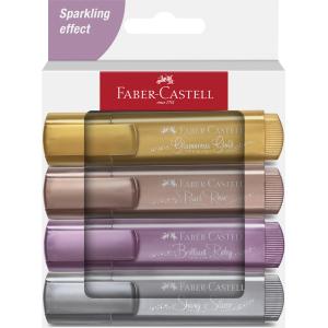 Textmarker Textliner 46 metallic 6er Kartonetui FABER CASTELL 254676 (4005402546763)