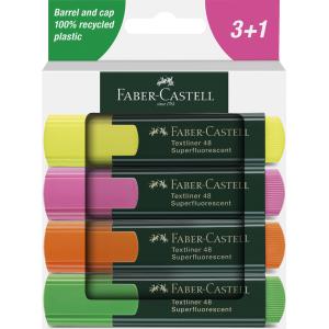 FABER-CASTELL Textmarker TEXTLINER 48, 8er Etui Faber-Castell 254848 (4005402548484)