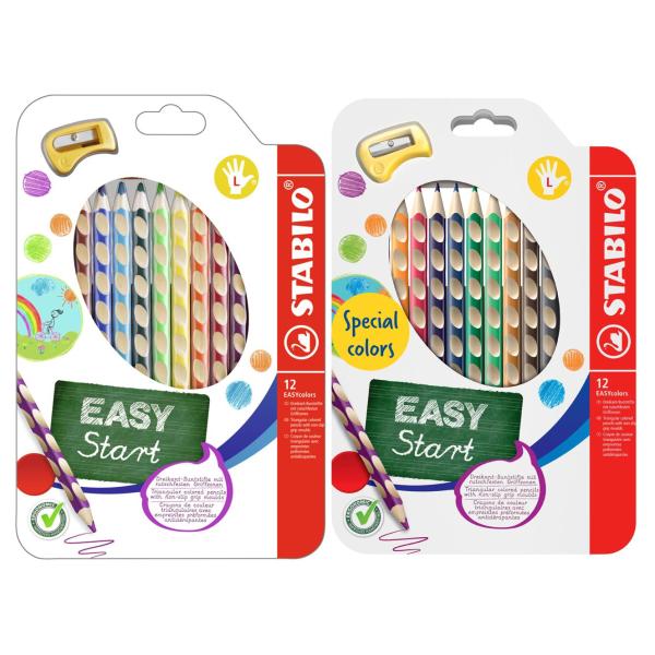 Dreikant-Buntstifte EASYcolors L, 12er Kartonetui STABILO 331/12-1 (4006381606011)