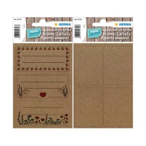 Haushalts-Etiketten HOME Silphie, 76 x 35 mm, oval HERMA 15753 (4008705157537)