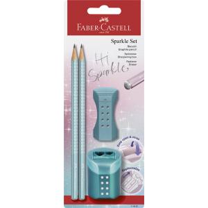 FABER-CASTELL Schreib Set Sparkle ocean