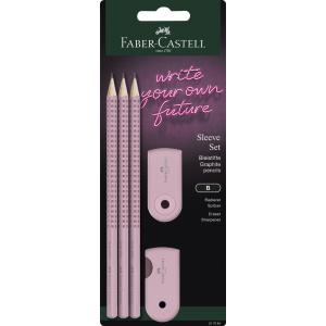 FABER-CASTELL Schreibset SLEEVE, rose Faber-Castell 217084 (4005402170845)