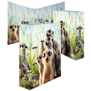 Motivordner 'Erdmännchen', DIN A4, Rückenbreite: 70 mm HERMA 20048 (4008705200486)