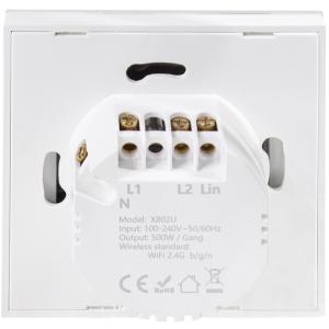 Wi-Fi Smart Wandschalter, 2-fach, weiß LogiLink SH0125 (4052792069198)