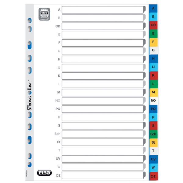 Kunststoff-Register, Zahlen, A4+, farbig, 10-teilig Oxford 100205095 (3045050228049)