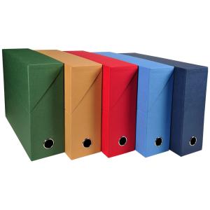 Archivbox, DIN A4, Karton, 120 mm, farbig sortiert EXACOMPTA 89420E (3130630894209)