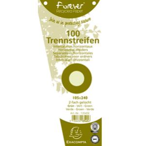 Trennstreifen, trapezförmig, Karton, orange EXACOMPTA 13565E (3130630135654)
