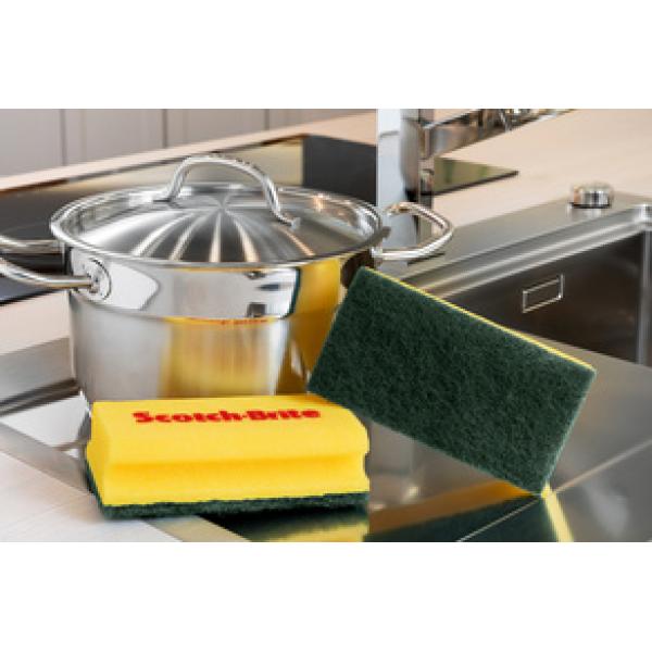 Scotch-Brite Reinigungsschwamm Classic XXL, Farbe: gelb/ grün 3100049436 (8410001115153)