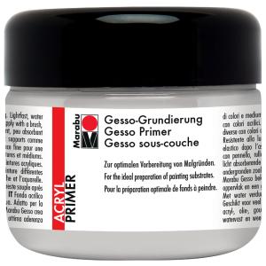 Acrylgrundierung Gesso, 225 ml, weiß Marabu 12250025808 (4007751654861)