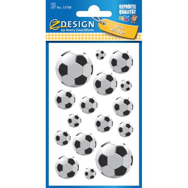 ZDesign KIDS Sticker 'Fußball' AVERY Zweckform 53708 (4004182537084)