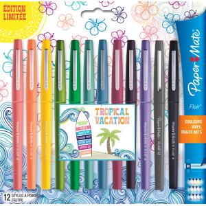 Paper:Mate Faserschreiber Flair TROPICAL VACATION, 12er Etui PAPER:MATE 1951029 (3501179510293)