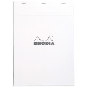 Notizblock No. 18, DIN A4, kariert, weiß RHODIA 18201C (3037920182018)
