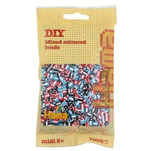 midi 'Streifenperlen-Mix 91', im Beutel Hama Bügelperlen 207-91 (0028178207915)
