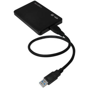 2, 5' SATA Festplatten-Gehäuse, USB 3.0, schwarz LogiLink UA0256 (4052792038286)