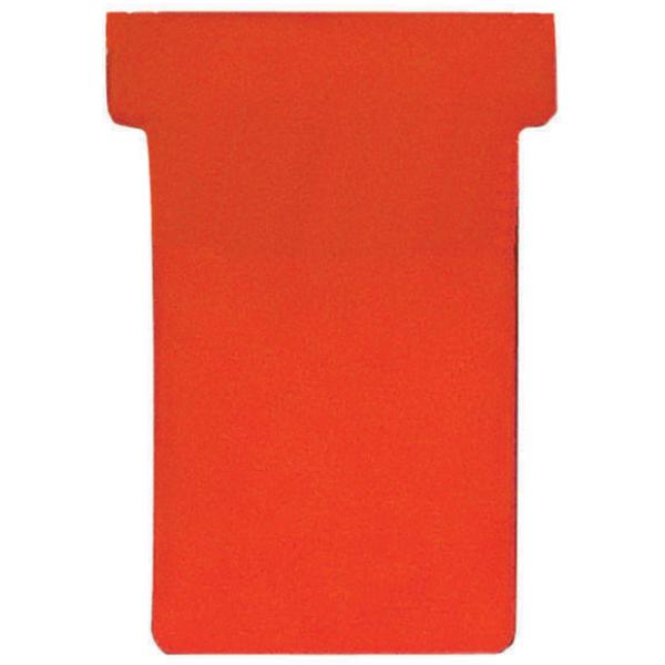 T-Karten, Größe 2 / 48 x 84 mm, rot FRANKEN TK201 (4016946200837)