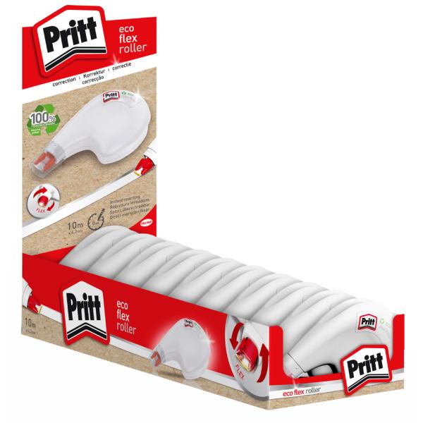 Korrekturroller Eco Flex, 4, 2 mm x 10 m, 10er Display Pritt PRKEK (4057278000016)